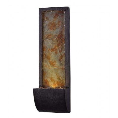 Kenroy Home 51034SLBL Triptych Indoor Wall Fountain Decor Home Water Waterfall  53392984151  273347356796